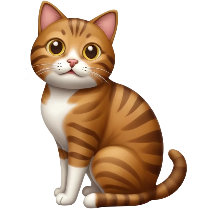 Cat taking a shit emoji