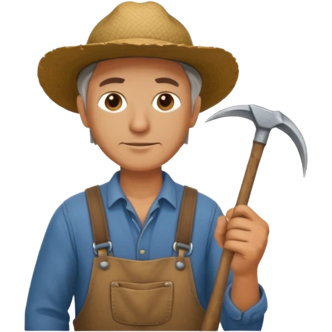 farmer sickel emoji