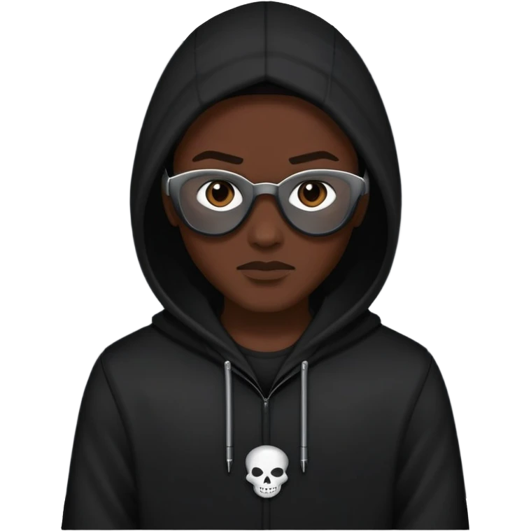 hacker in dark clothing emoji