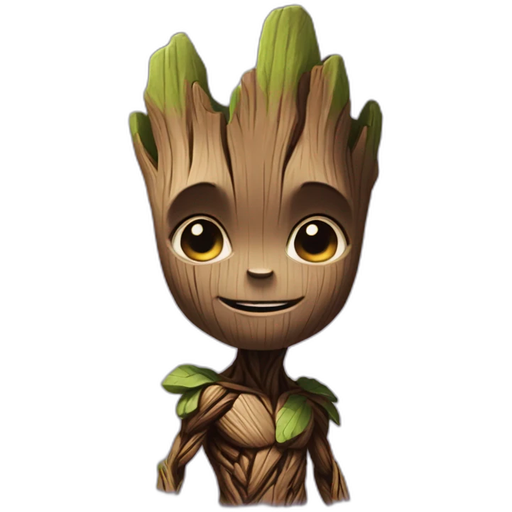 Strong groot galaxy guardians emoji