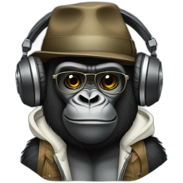 Dj gorilla  emoji