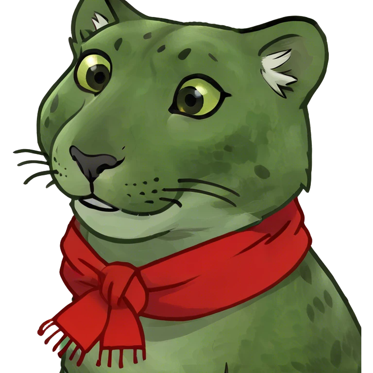 snow leopard emoji