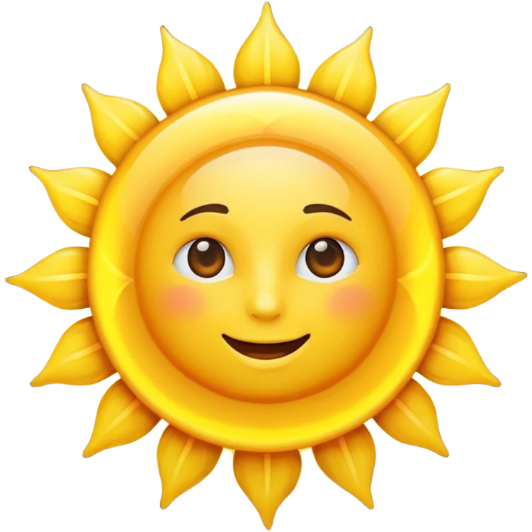 Sun emoji