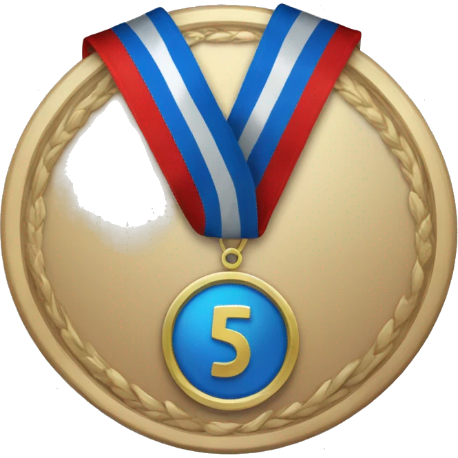 Medalla de 4to lugar emoji