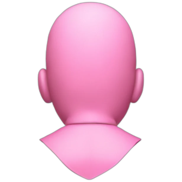 buu pointed back view emoji
