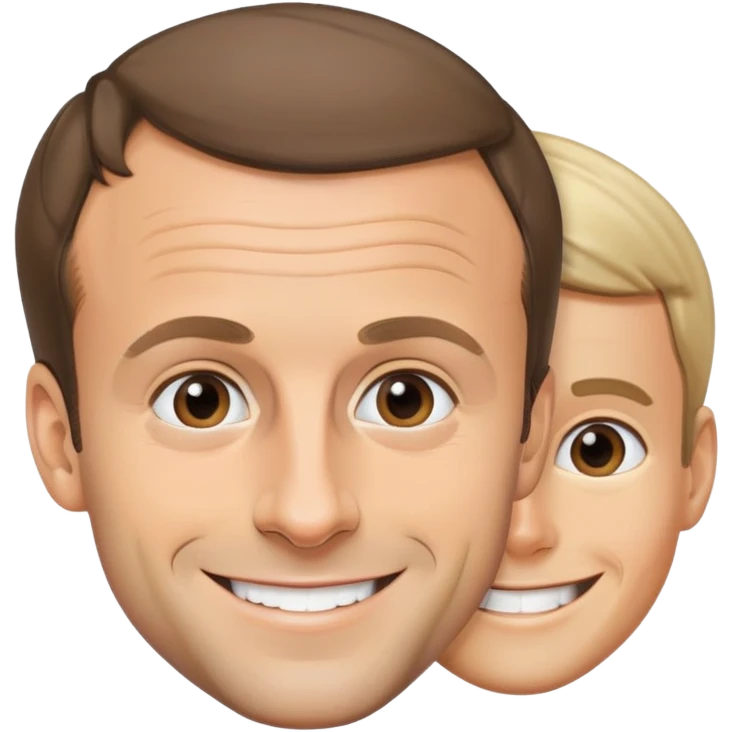 Emmanuel Macron, President of France emoji