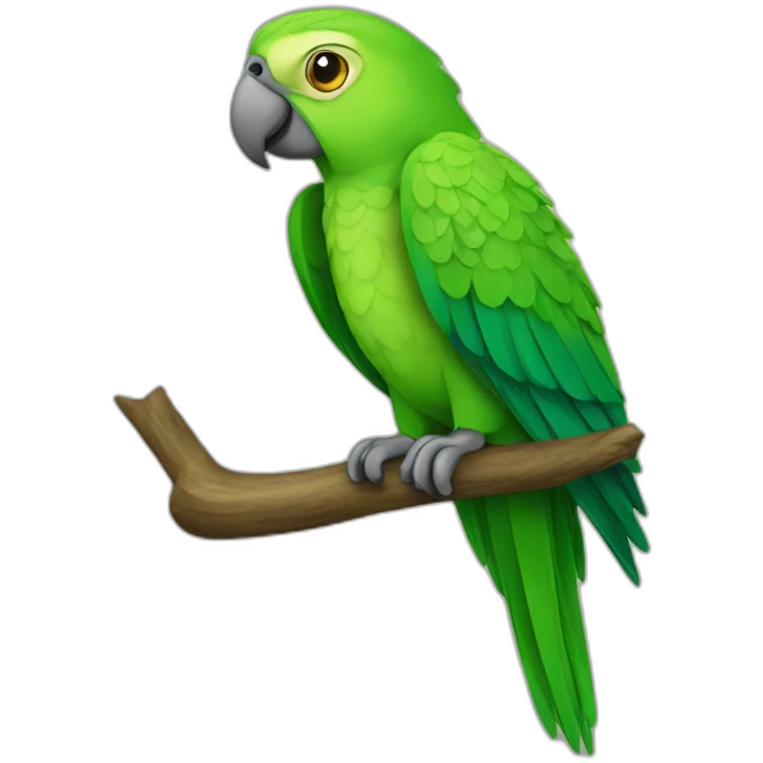 Green Parrot emoji