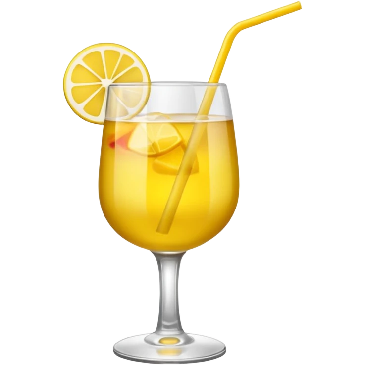 Yellow drinks cocktails  emoji