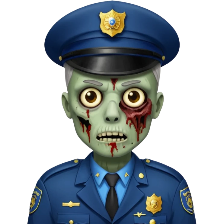 poice zombi emoji