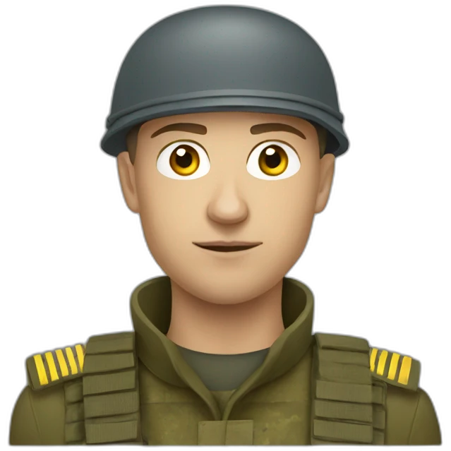 Ukrainian soldier emoji