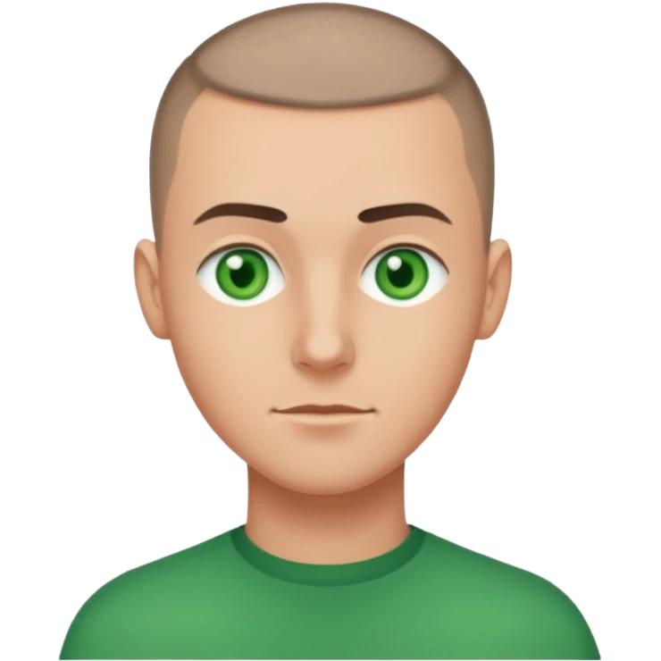 man with buzzcut emoji