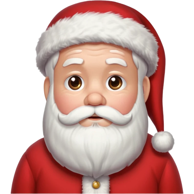 Very tired santa clause emoji