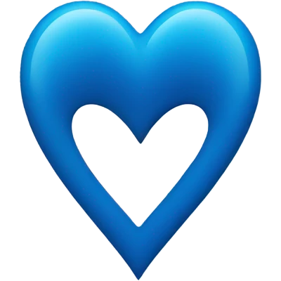 Blue heart emoji