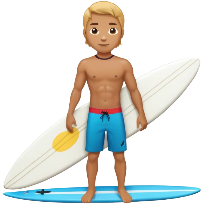Julius as a surfer  emoji