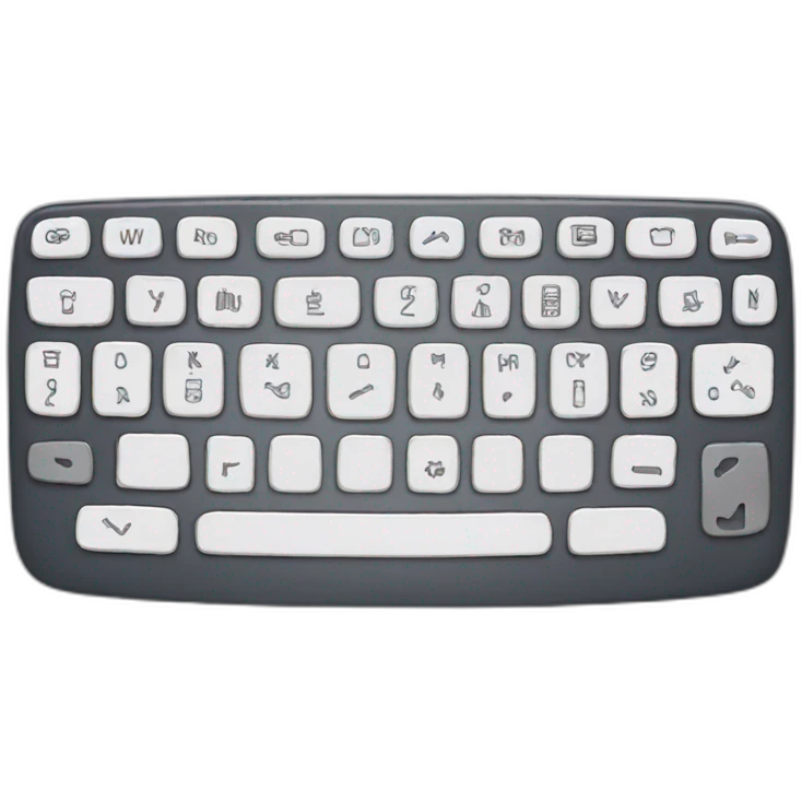 cellphone keyboard emoji