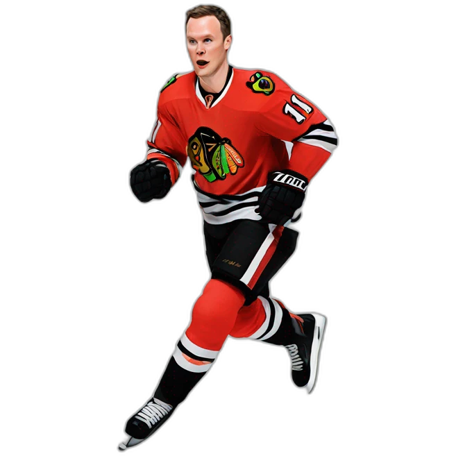 Jonathan Toews running emoji