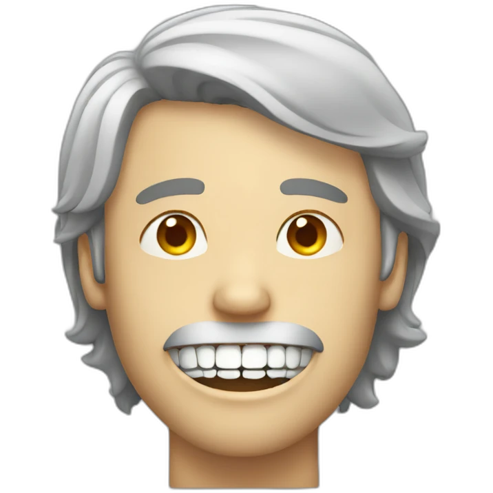 guy with teeth broken emoji
