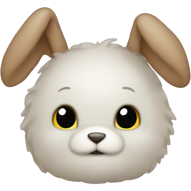 Floppy stuffed rabbit emoji