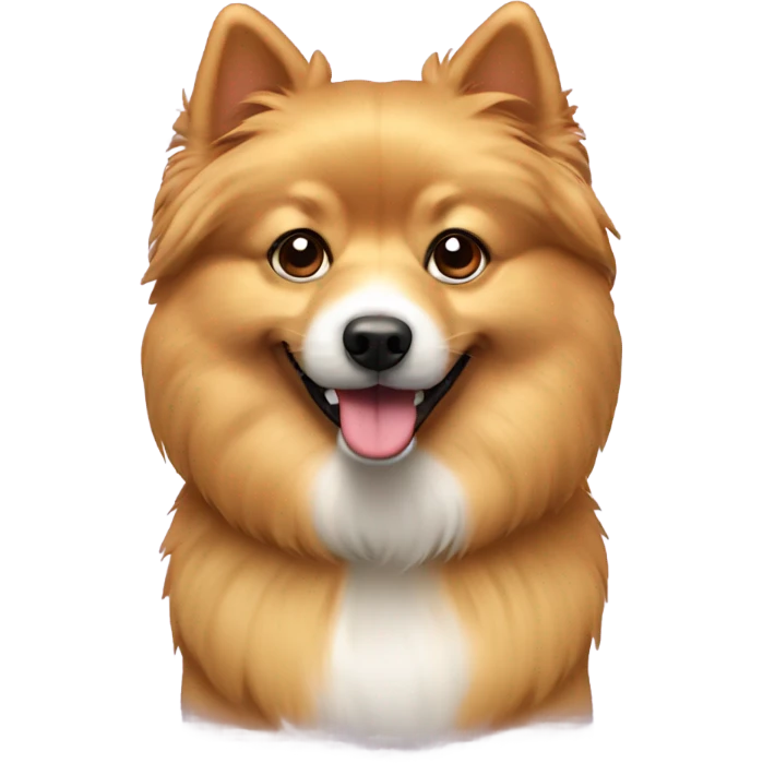spitz dog golden emoji