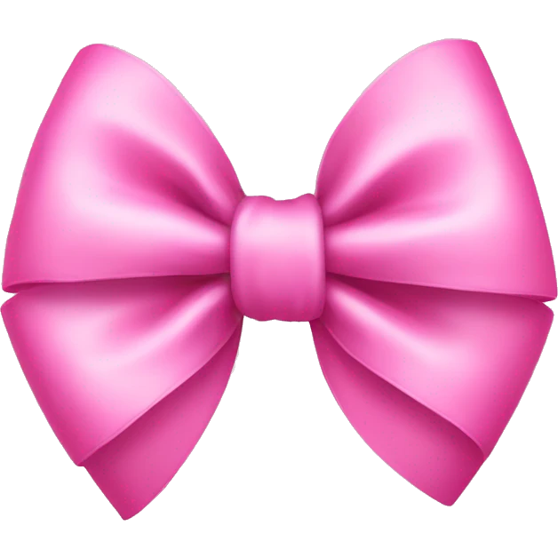 Pink bow emoji
