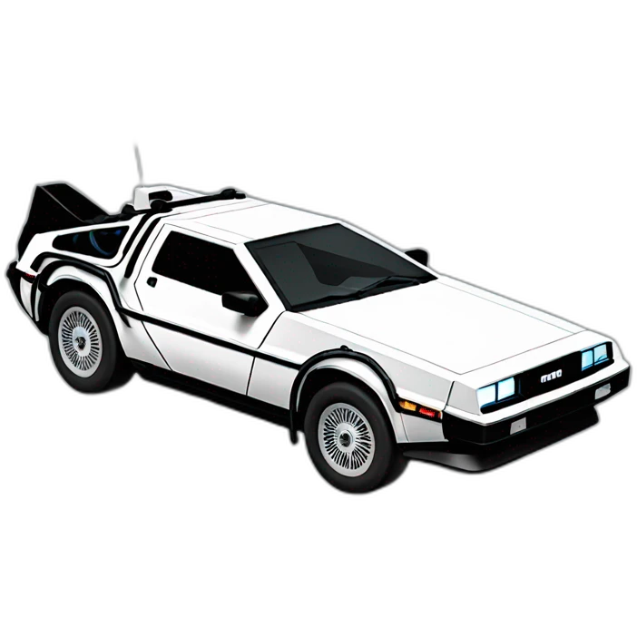 delorean emoji