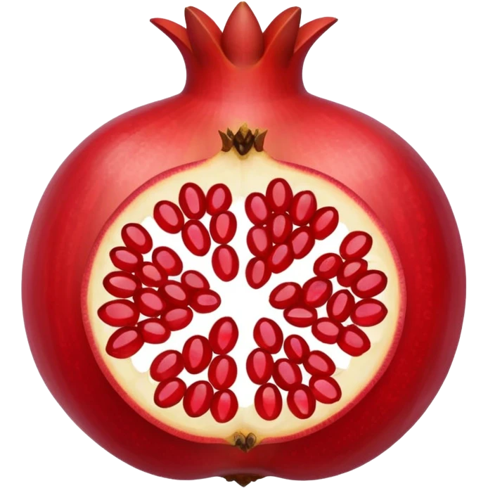 Pomegranate with armenian flag seeds inside emoji