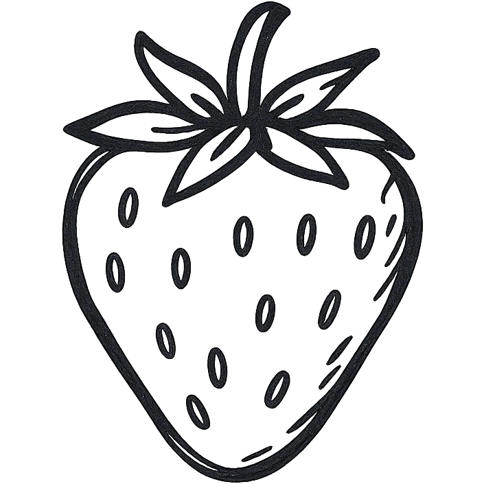 a single strawberry emoji