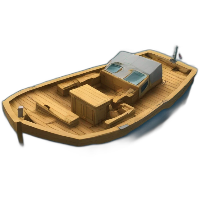 un bateau sur un ocean de lave* emoji