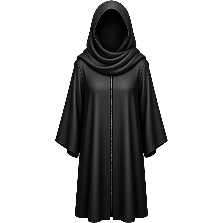 abaya black hanging emoji