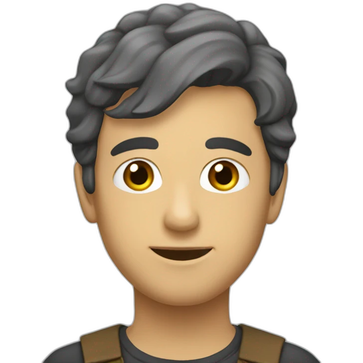 Haciendo una peineta emoji