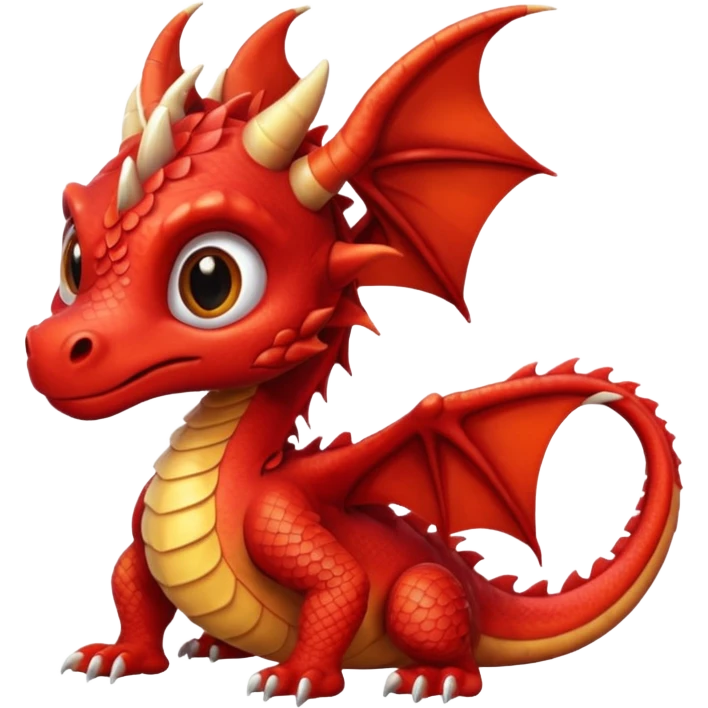 cute red dragon emoji