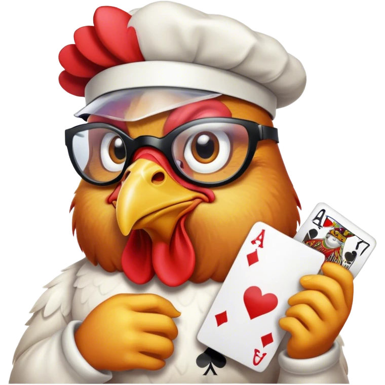 chicken gambling emoji