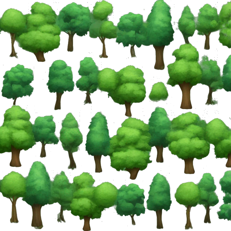See the forest and the trees emoji