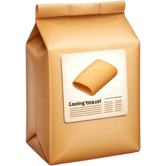 a package of cooking yeast emoji