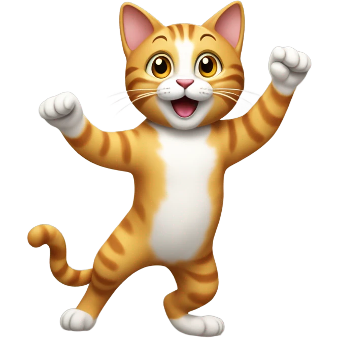 Dancing cat emoji