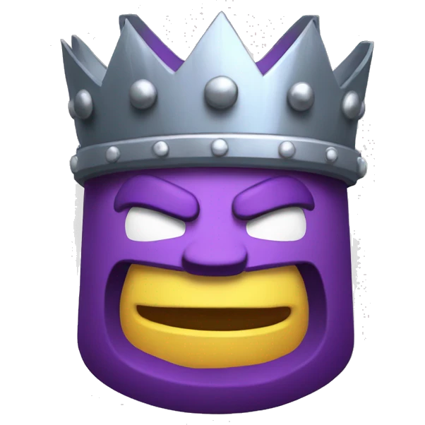 King of clash royal laught emoji