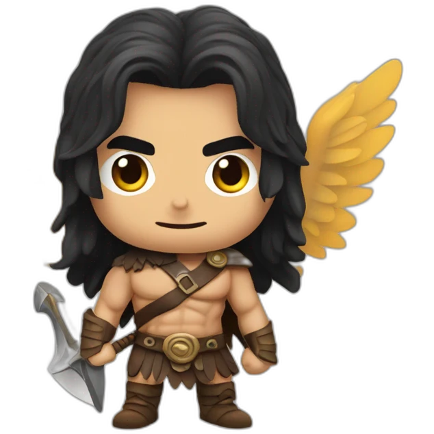 Conan the barbarian with wings emoji