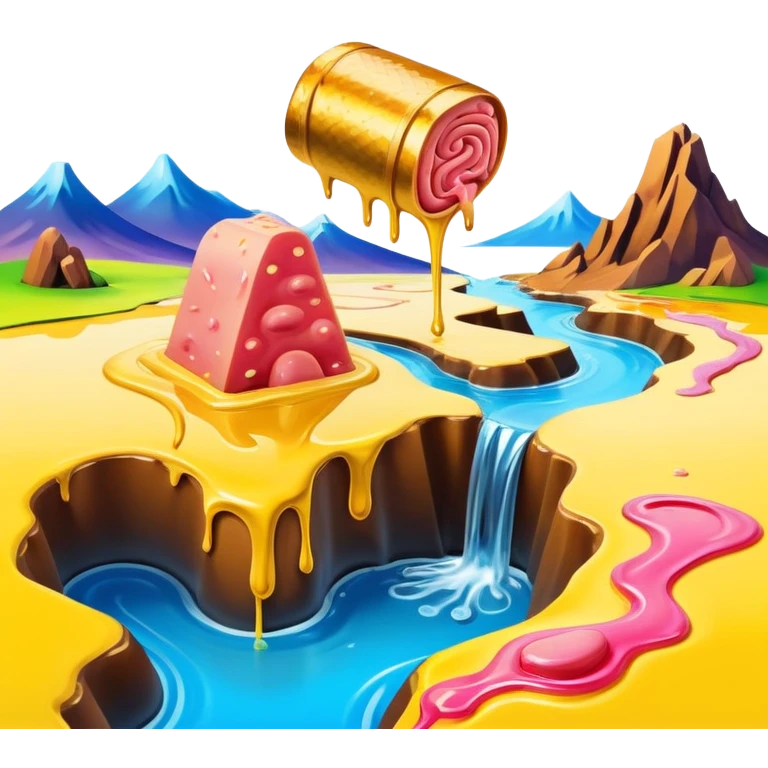 spam land surreal dali landscape emoji