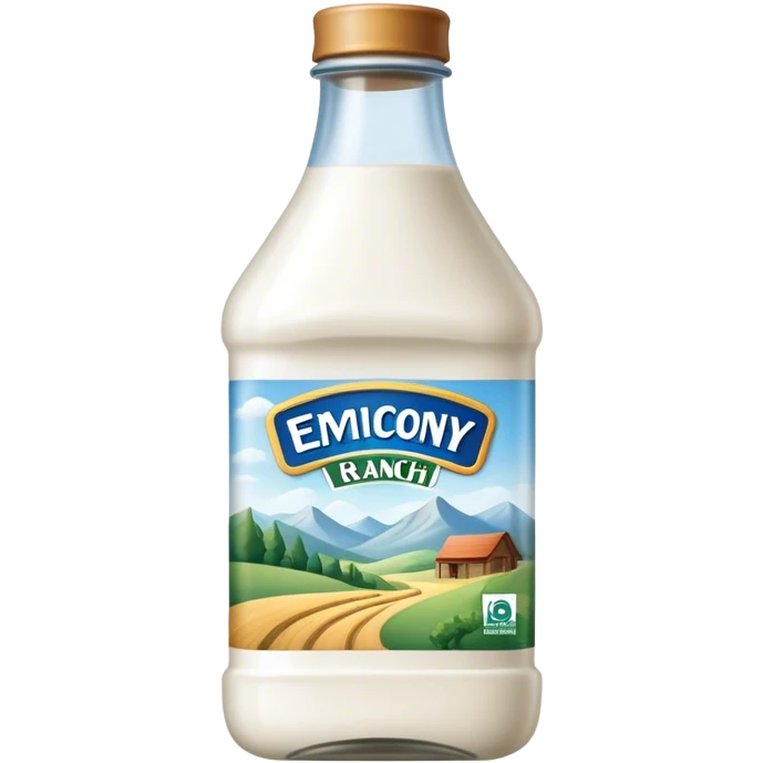 hidden valley ranch bottle  emoji