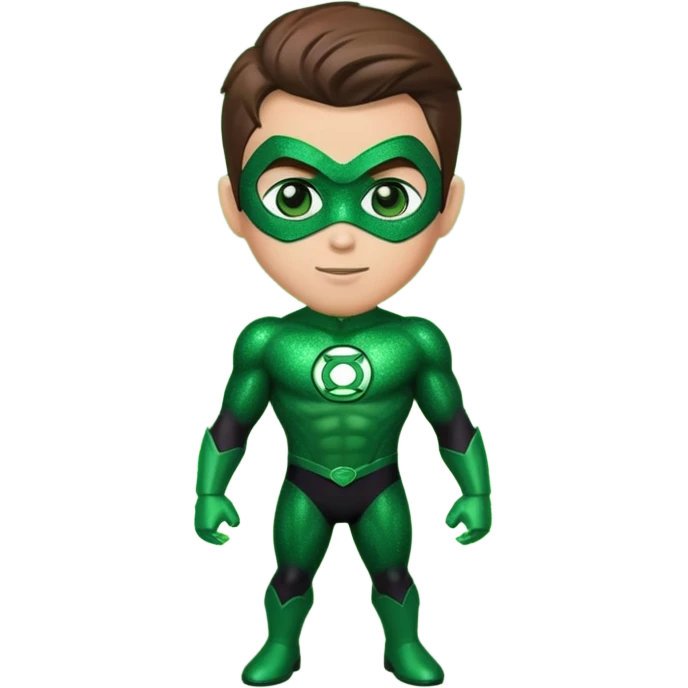 Green Lantern with Sequin Outfit emoji