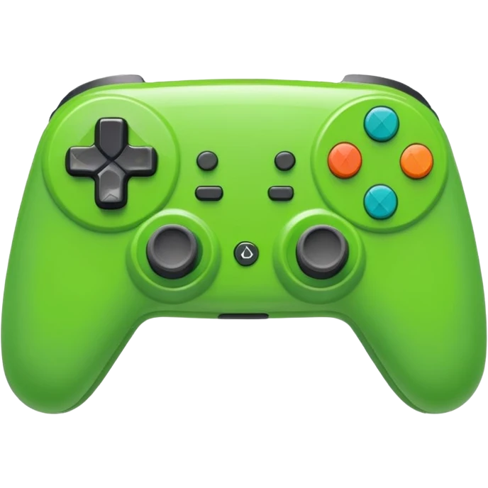 bright green video game controller emoji