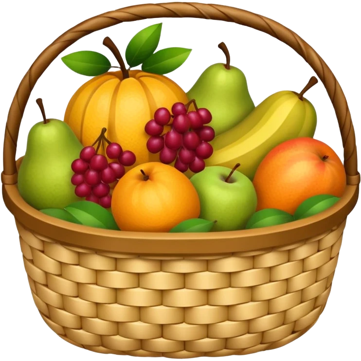 Holiday basket emoji