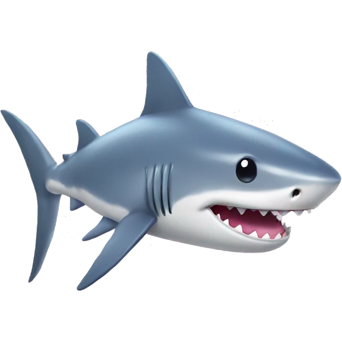pink shark with a bow emoji