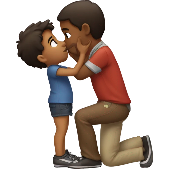 i want a boy kissing a boy emoji