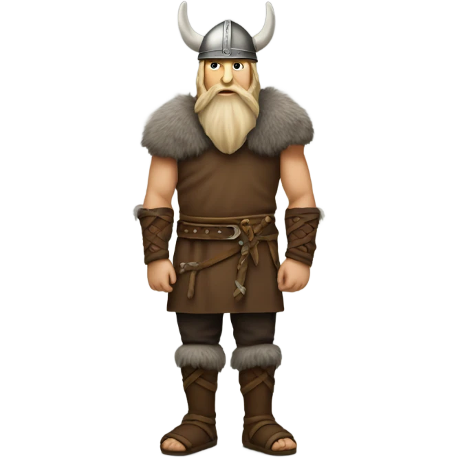 Viking in full height emoji