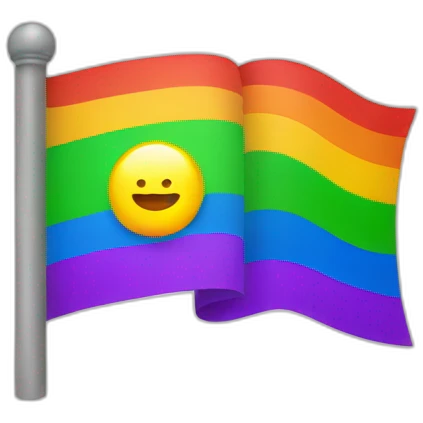 Prideflag with stars emoji