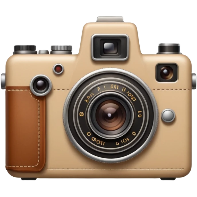 Appareil photo beige  emoji