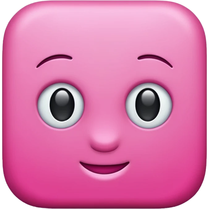 Pink emoji