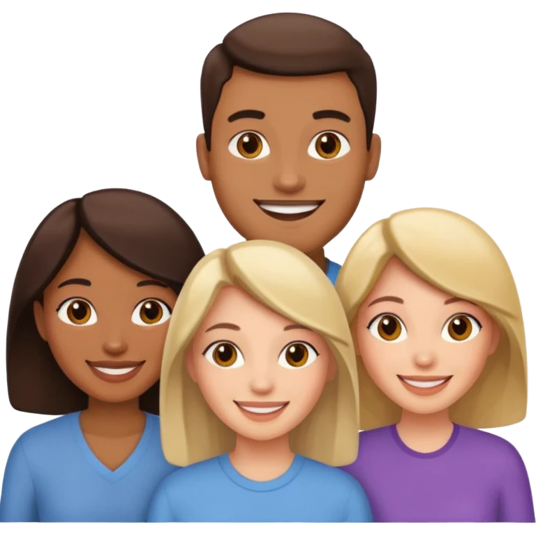 Four different nurses, one man, three women emoji