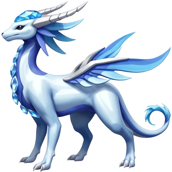 Dialga-Suicune-Fakémon-hybrid-creature (full body)  emoji
